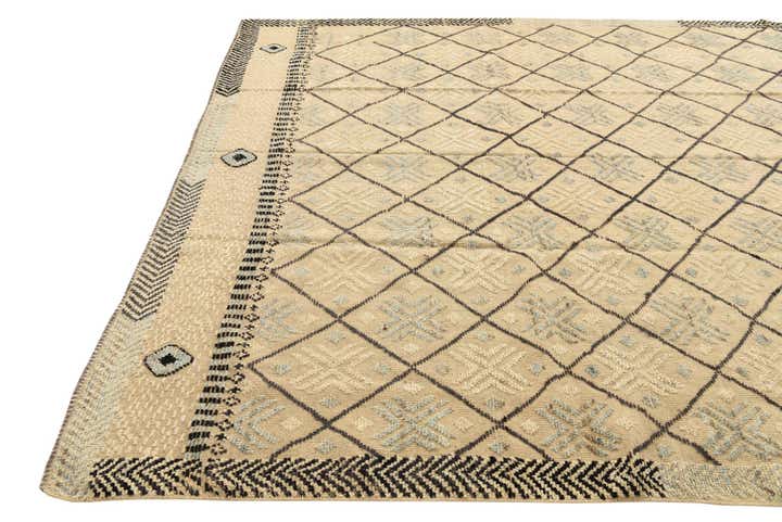8' 7 x 11' 10 Hand Knotted Darya Wool Rug