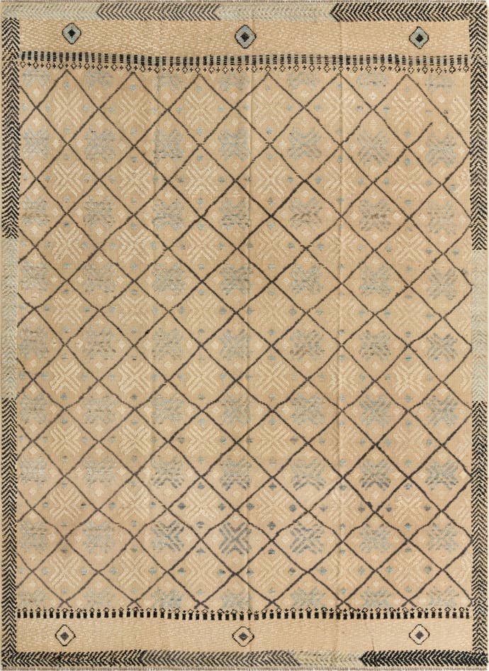 Detail image of 8' 7 x 11' 10 Hand Knotted Darya Wool Rug