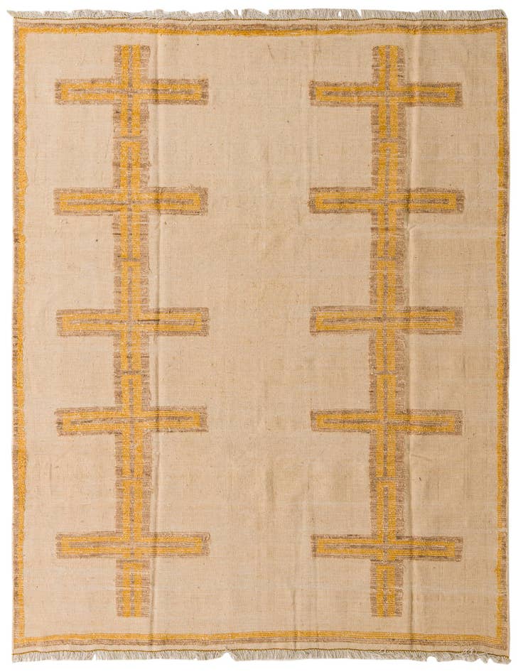 Detail image of 7' 5 x 10' 6 Hand Knotted Darya Wool Rug