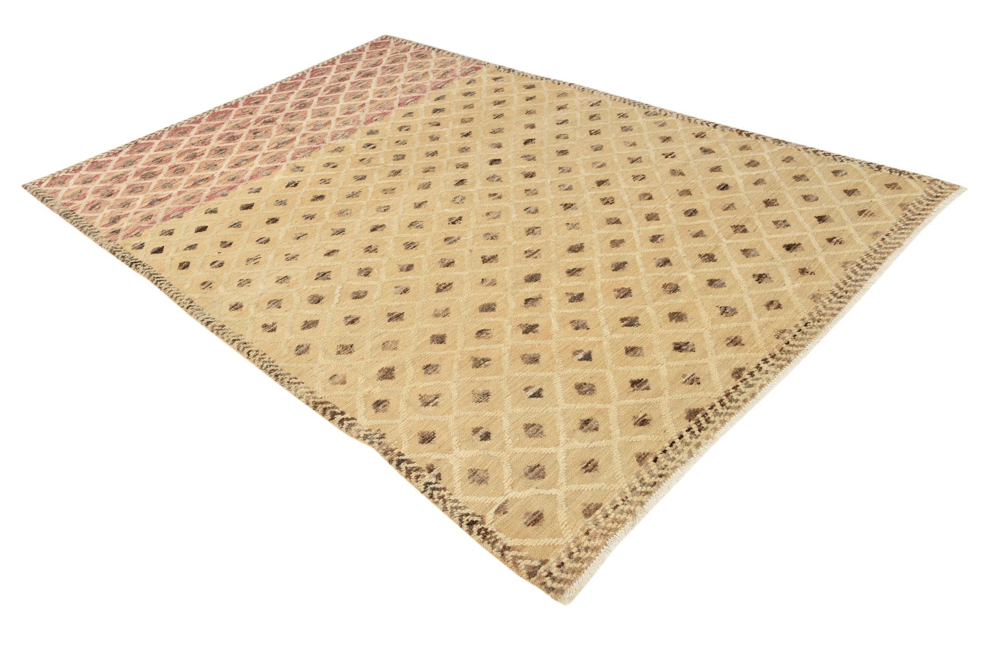 6' 6 x 9' 10 Hand Knotted Darya Wool Rug