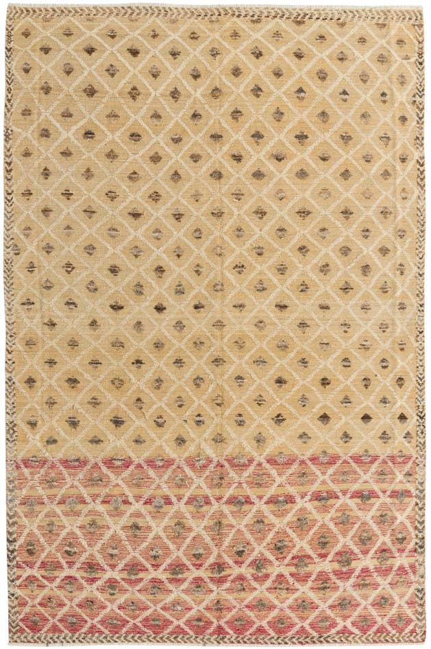 Detail image of 6' 6 x 9' 10 Hand Knotted Darya Wool Rug