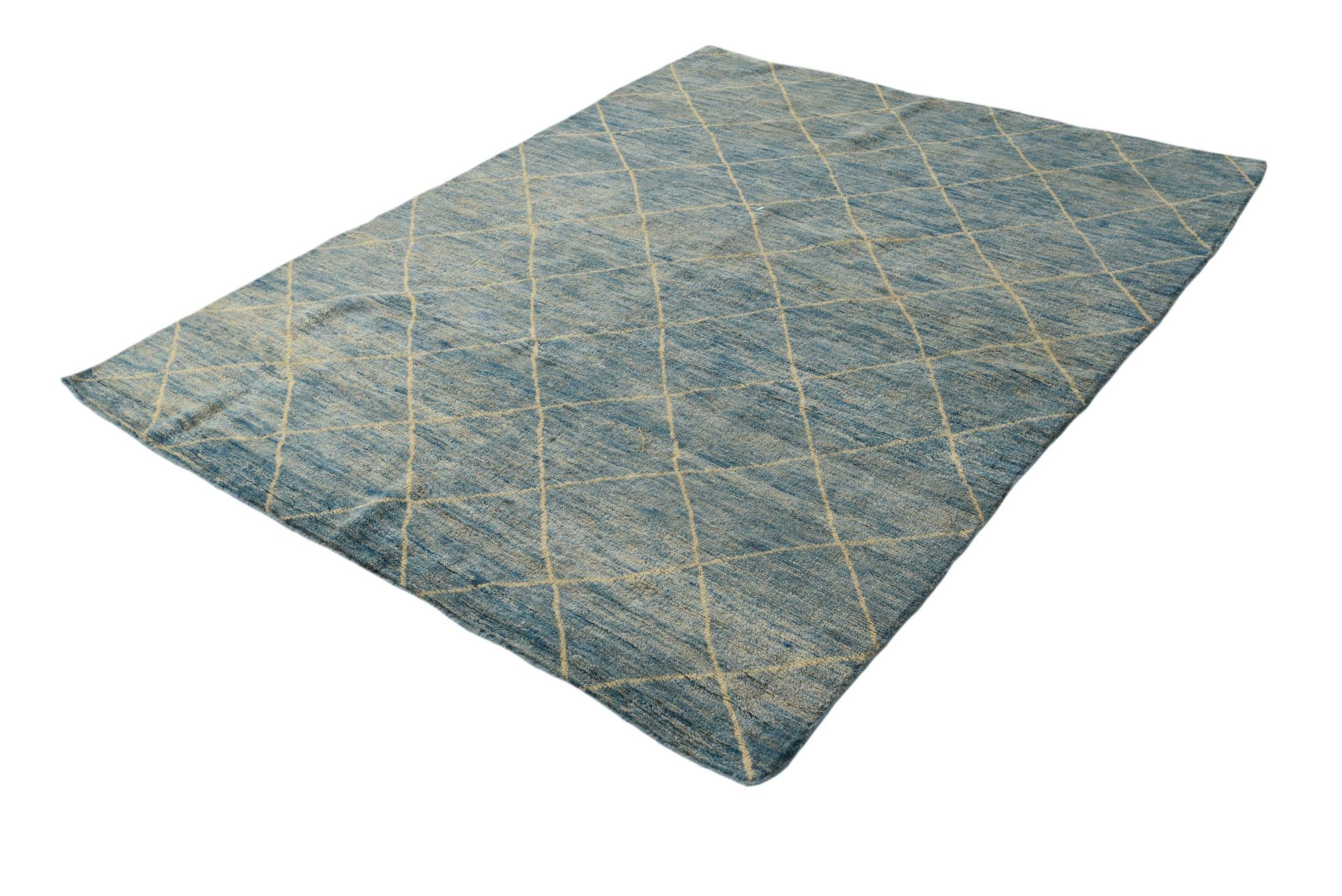5' 9 x 7' 7 Hand Knotted Darya Wool Rug