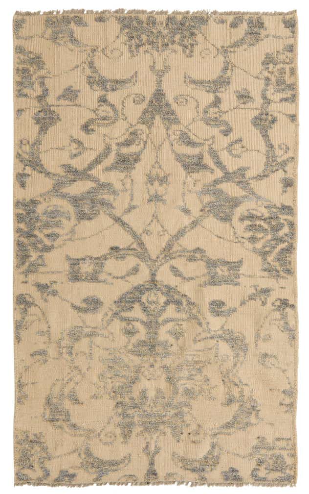3' 10 x 6' 4 Hand Knotted Darya Wool Rug