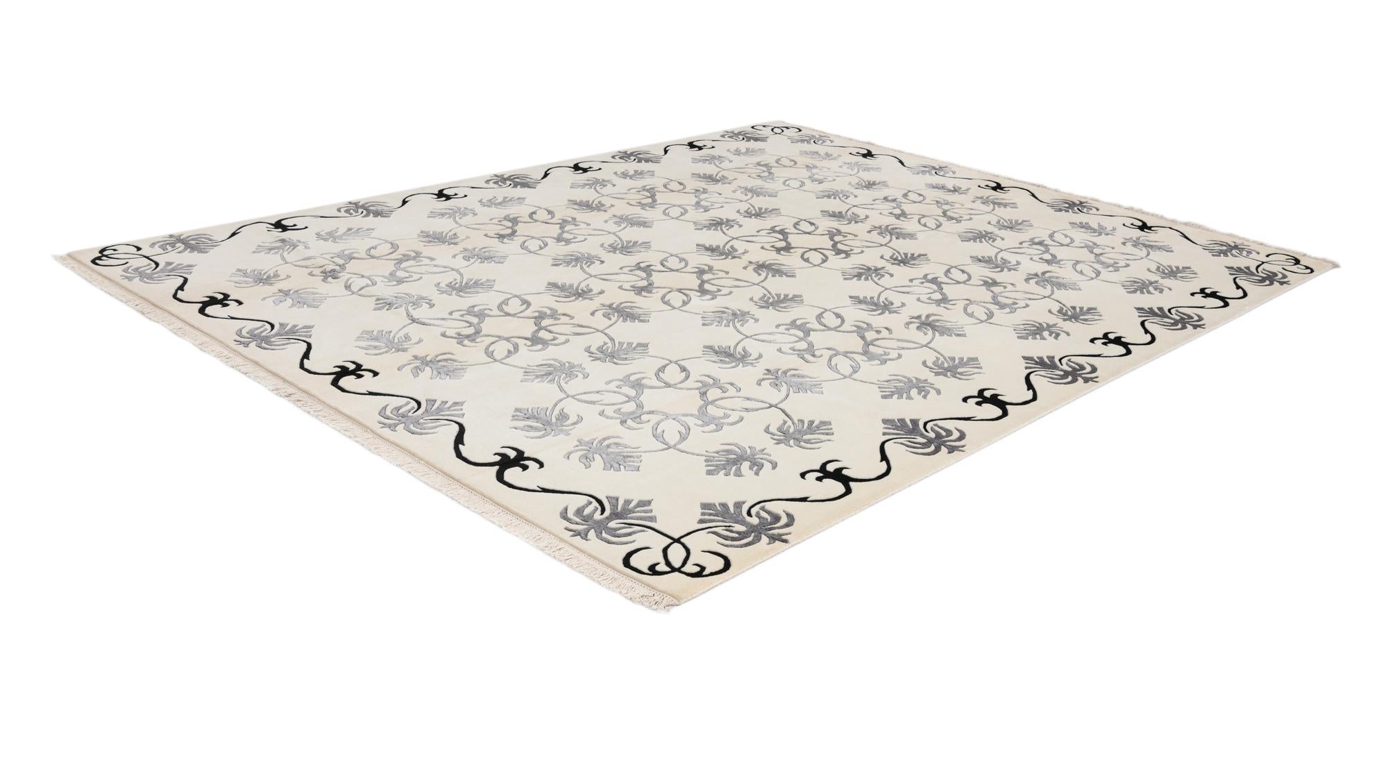 7' 11 x 10' Hand Knotted Darya Wool Rug