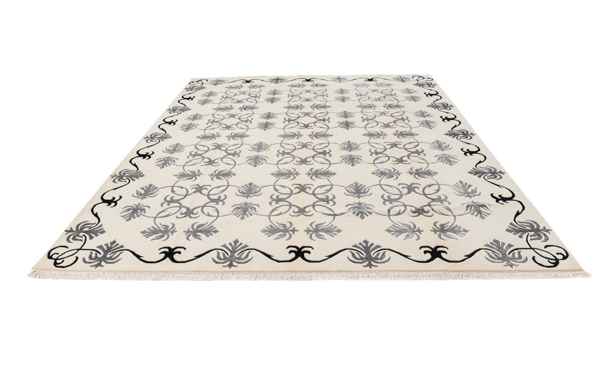 7' 11 x 10' Hand Knotted Darya Wool Rug