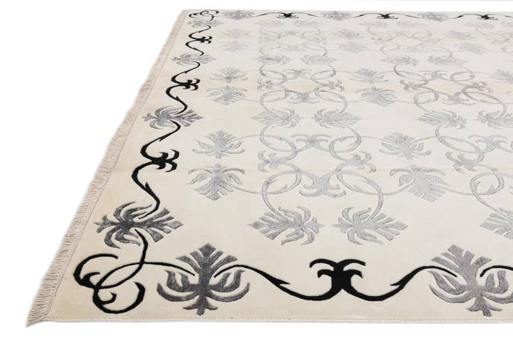 Detail image of 7' 11 x 10' Hand Knotted Darya Wool Rug