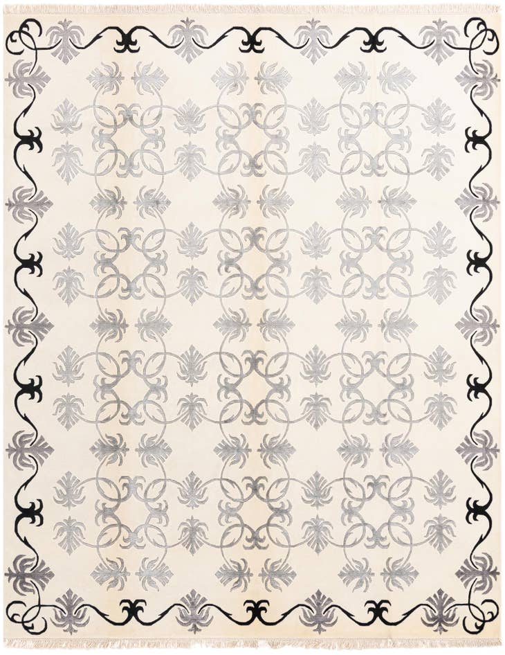 Detail image of 7' 11 x 10' Hand Knotted Darya Wool Rug