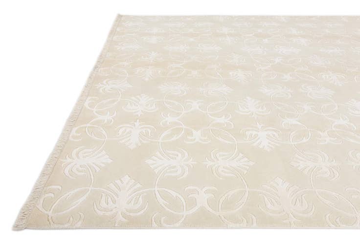Detail image of 7' 10 x 9' 10 Hand Knotted Darya Wool Rug