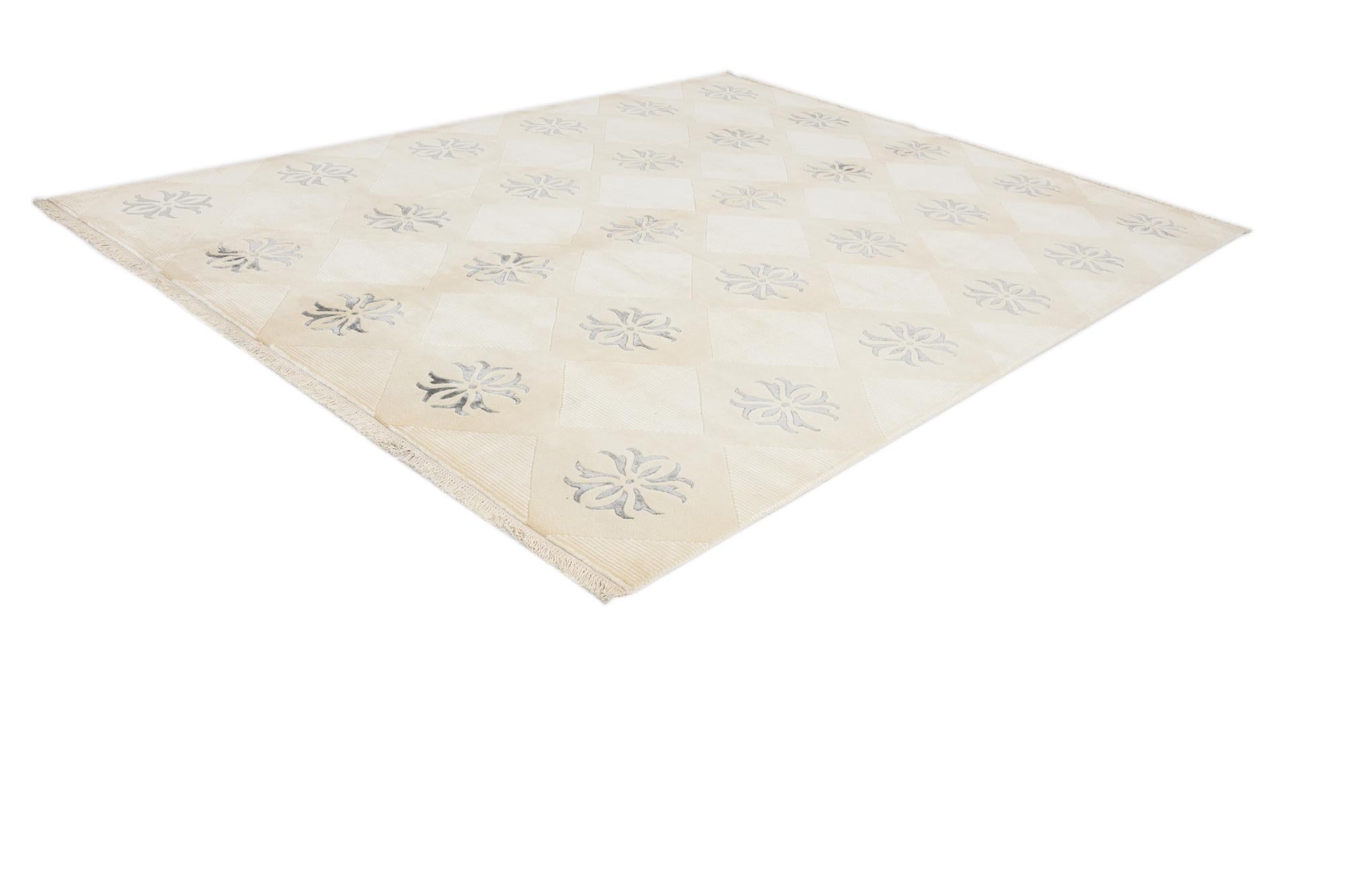 8' 4 x 10' 1 Hand Knotted Darya Wool Rug