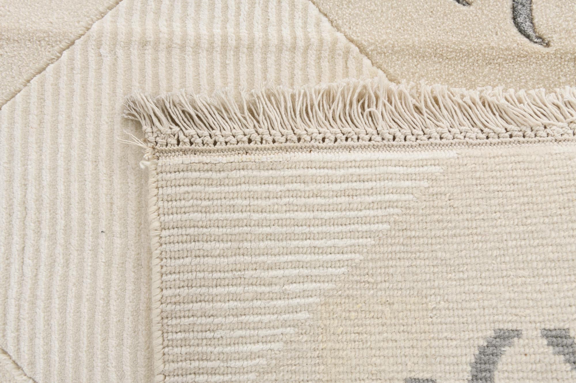 8' 4 x 10' 1 Hand Knotted Darya Wool Rug