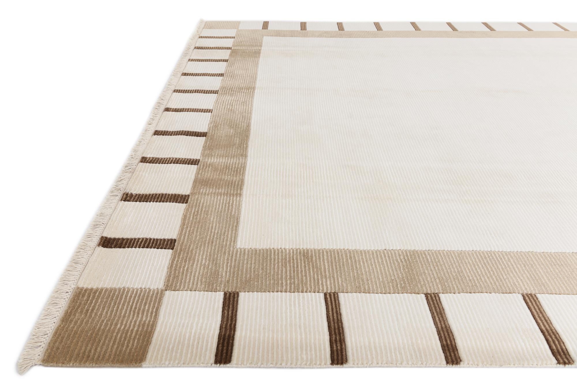 7' 11 x 9' 10 Hand Knotted Darya Wool Rug