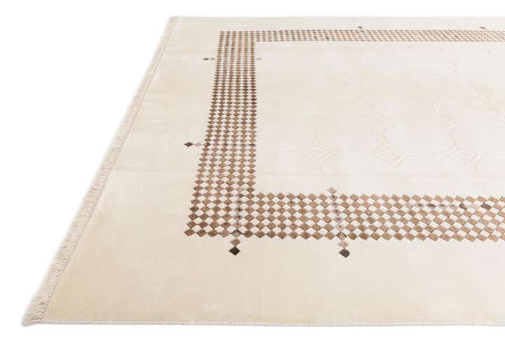 7' 10 x 9' 10 Hand Knotted Darya Wool Rug