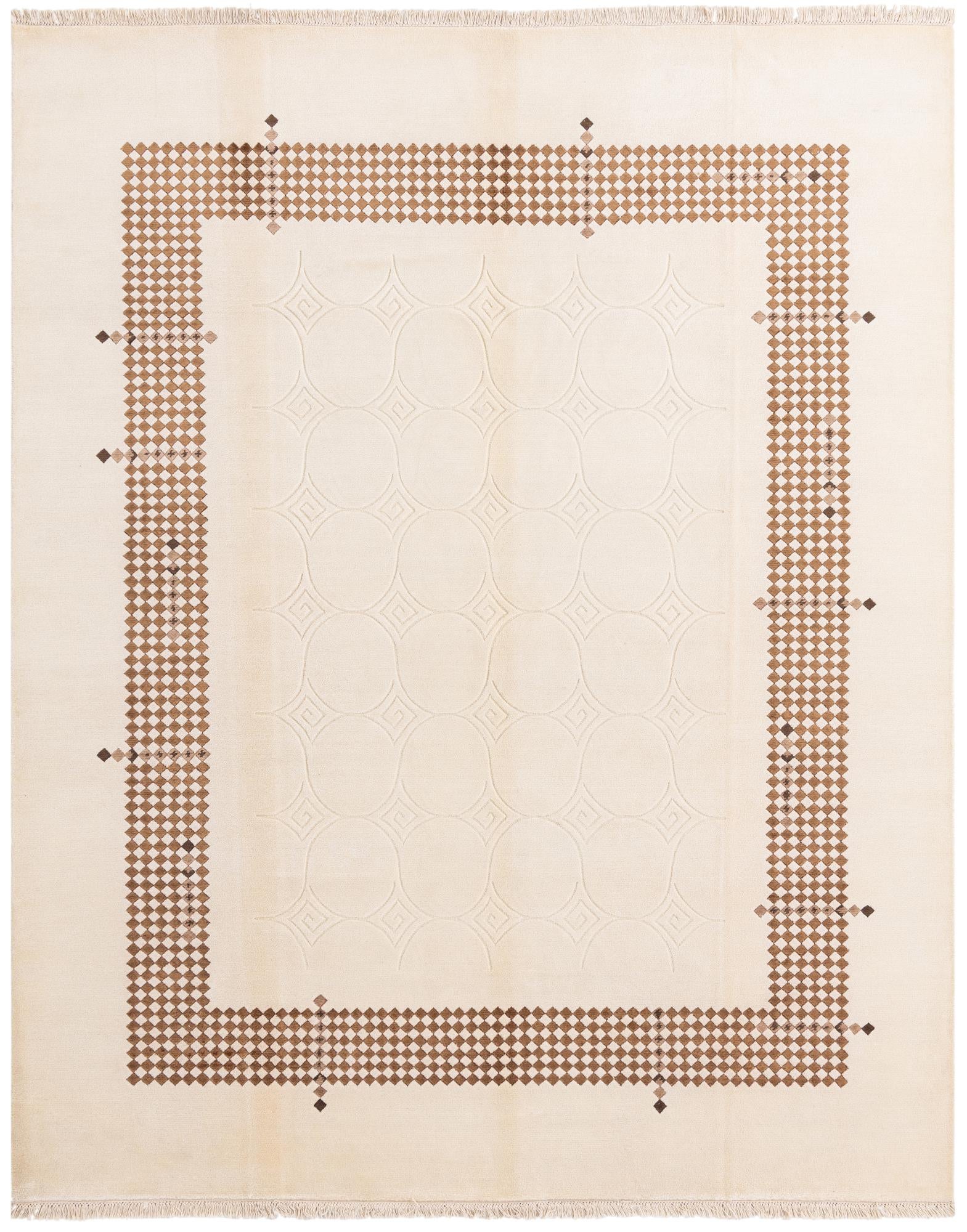 7' 10 x 9' 10 Hand Knotted Darya Wool Rug