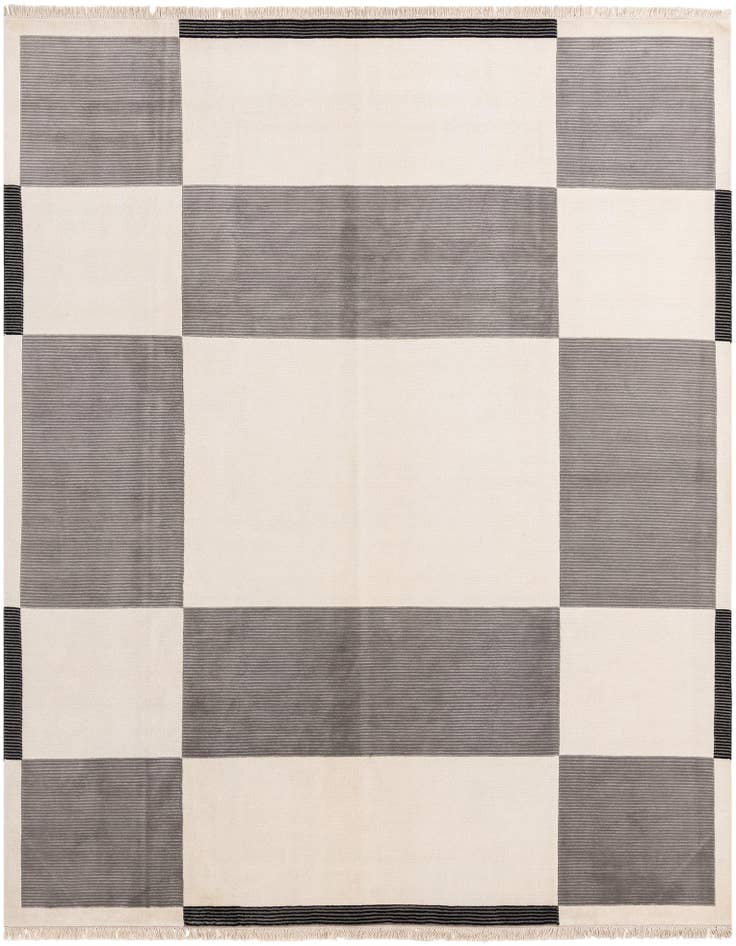 Detail image of 7' 9 x 9' 10 Hand Knotted Darya Wool Rug