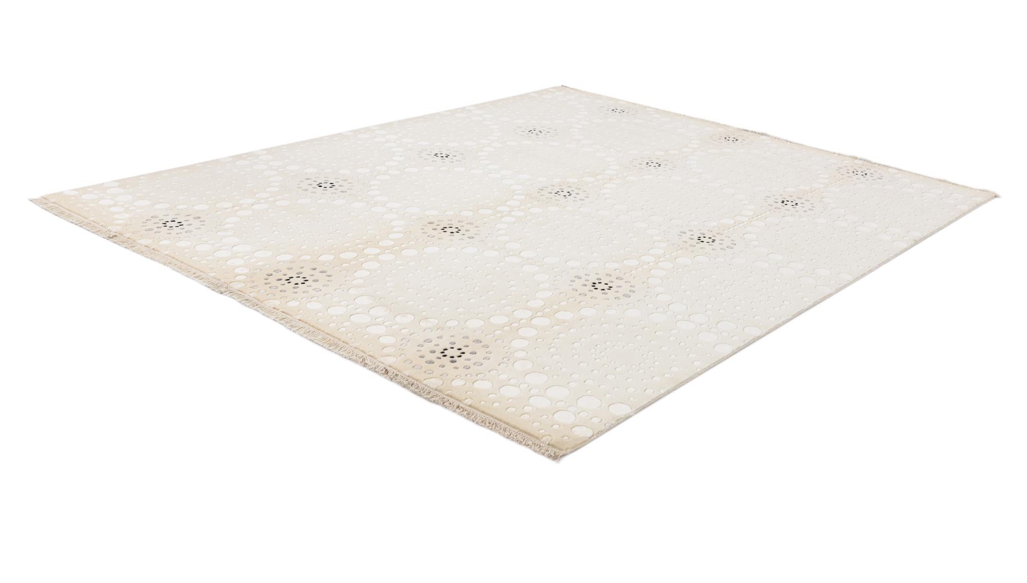 8' x 10' 2 Hand Knotted Darya Wool Rug