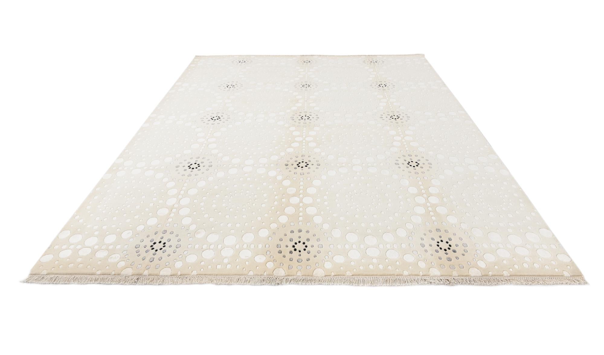 8' x 10' 2 Hand Knotted Darya Wool Rug