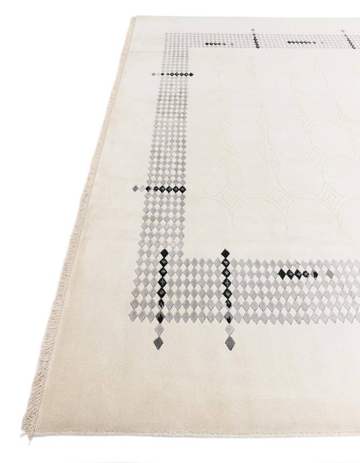 Detail image of 7' 9 x 9' 10 Hand Knotted Darya Wool Rug