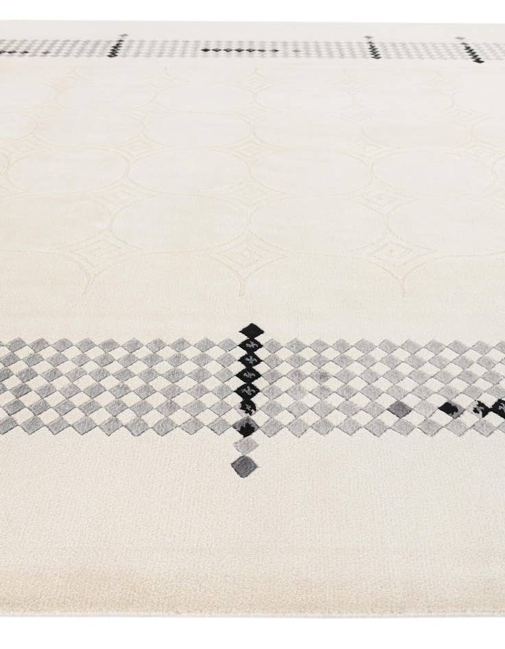 Detail image of 7' 9 x 9' 10 Hand Knotted Darya Wool Rug