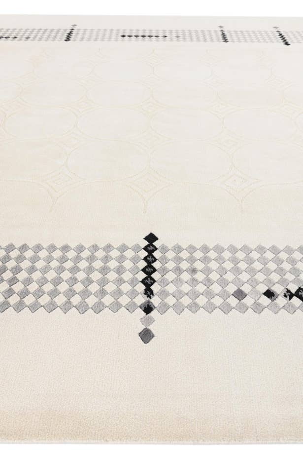 Detail image of 7' 9 x 9' 10 Hand Knotted Darya Wool Rug
