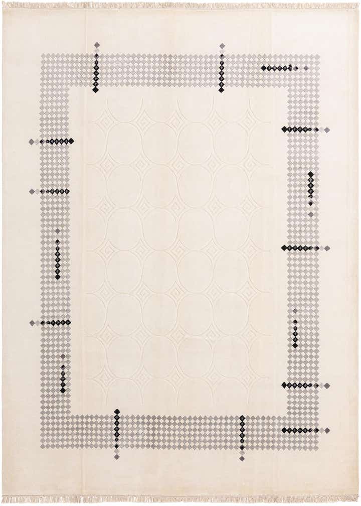 7' 9 x 9' 10 Hand Knotted Darya Wool Rug