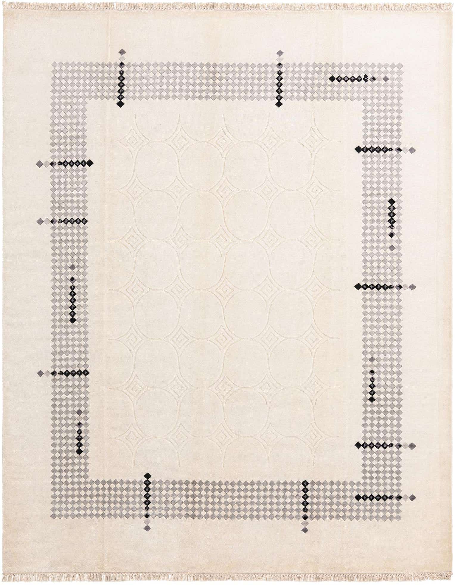 7' 9 x 9' 10 Hand Knotted Darya Wool Rug