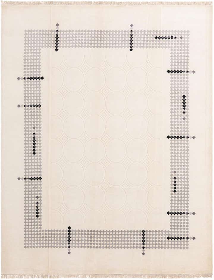 7' 9 x 9' 10 Hand Knotted Darya Wool Rug