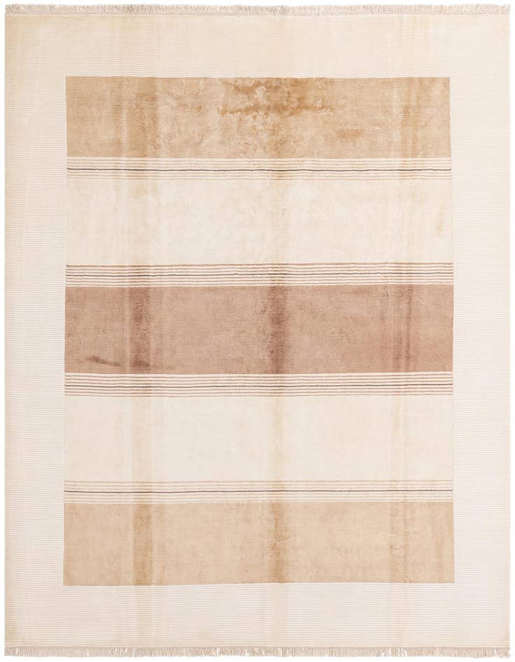 Detail image of 7' 10 x 9' 9 Hand Knotted Darya Wool Rug