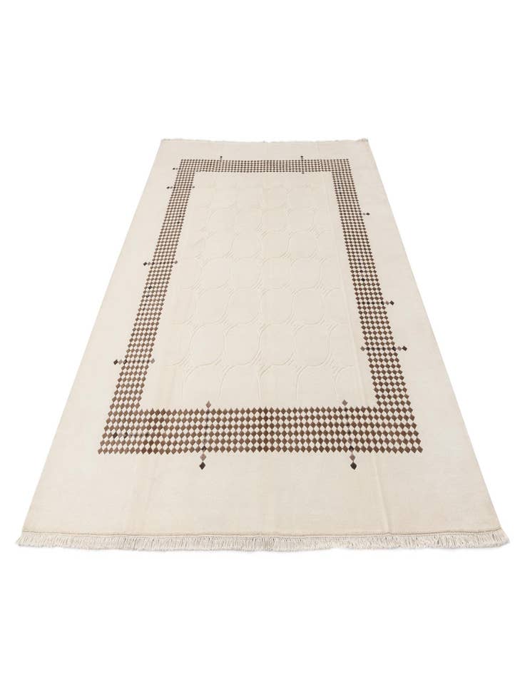 Detail image of 7' 10 x 9' 11  Hand Knotted Darya Wool Rug