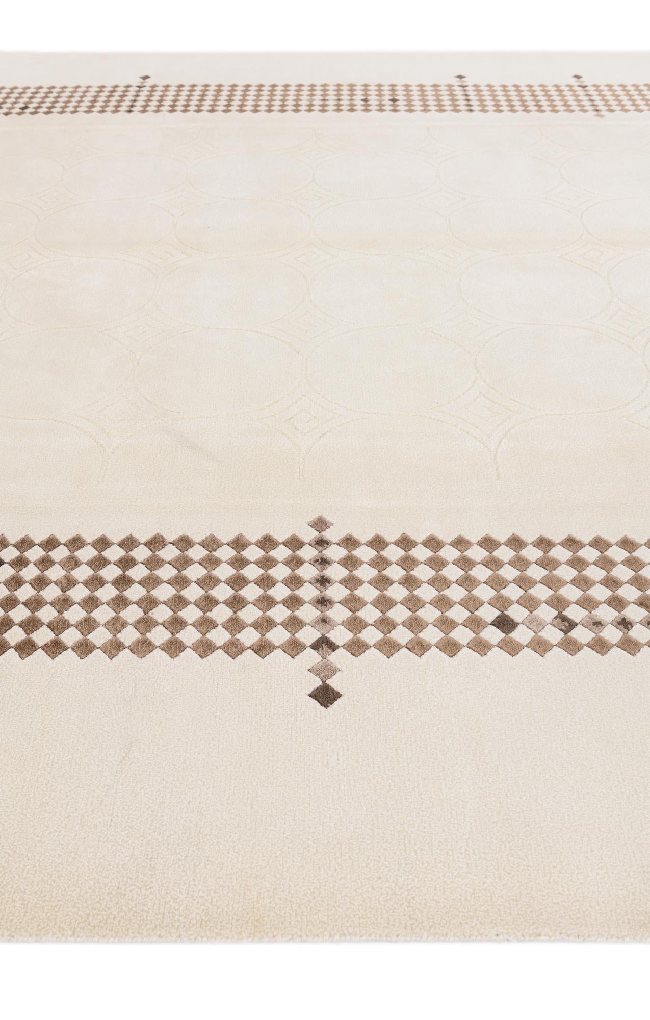 7' 10 x 9' 11 Hand Knotted Darya Wool Rug