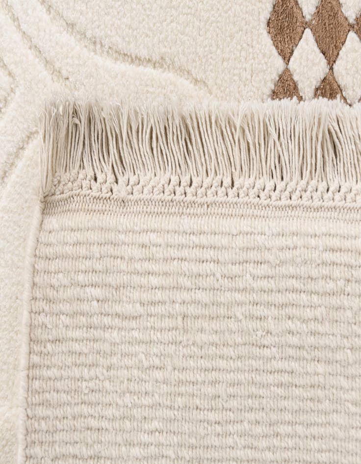 Detail image of 7' 10 x 9' 11  Hand Knotted Darya Wool Rug