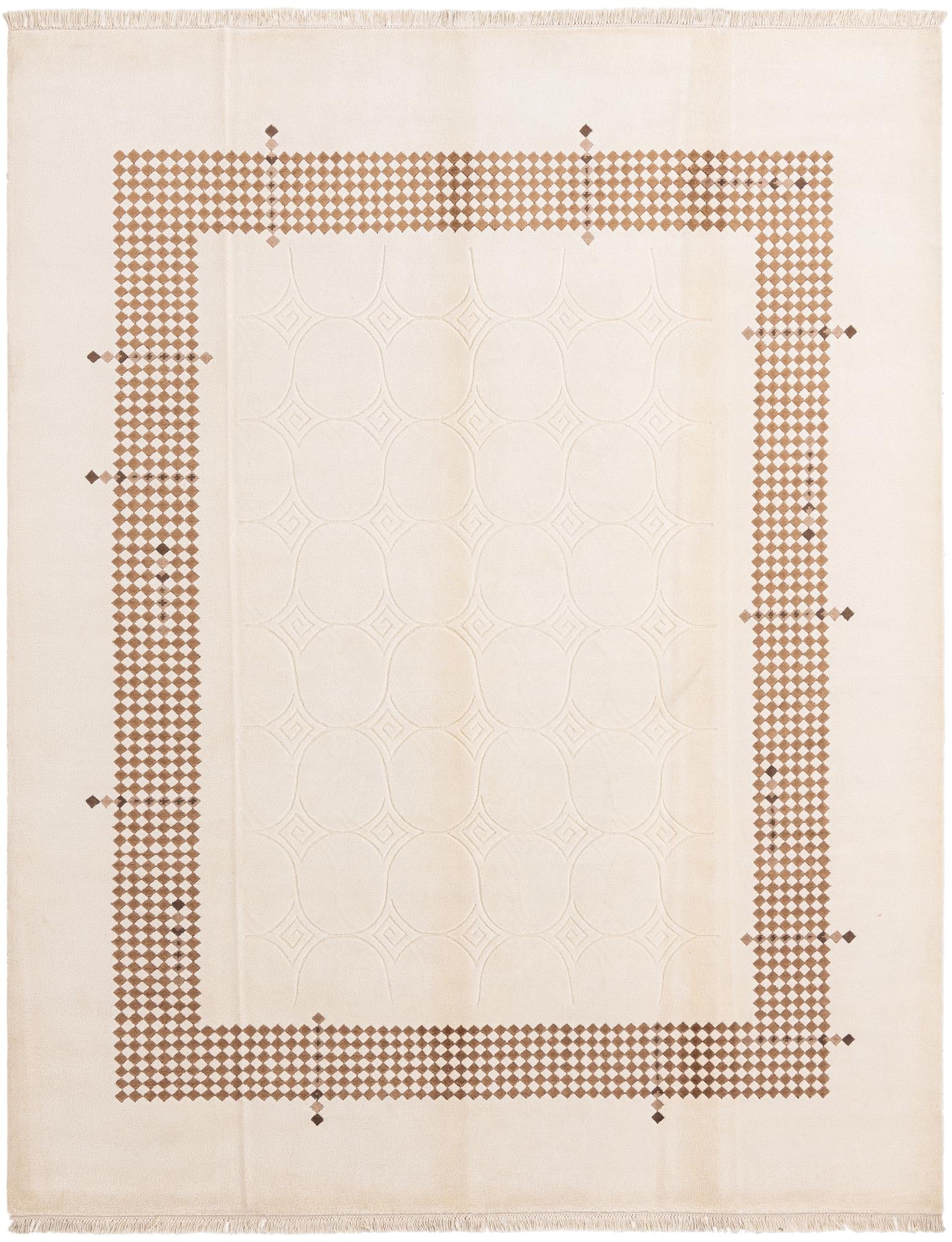 7' 10 x 9' 11 Hand Knotted Darya Wool Rug