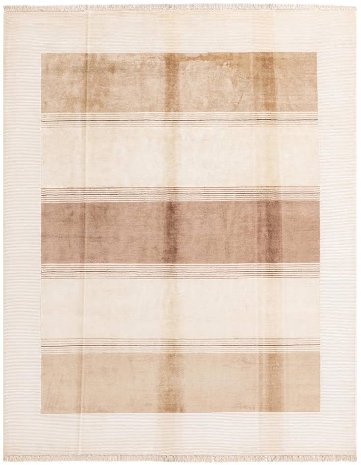Detail image of 7' 9 x 9' 10 Hand Knotted Darya Wool Rug