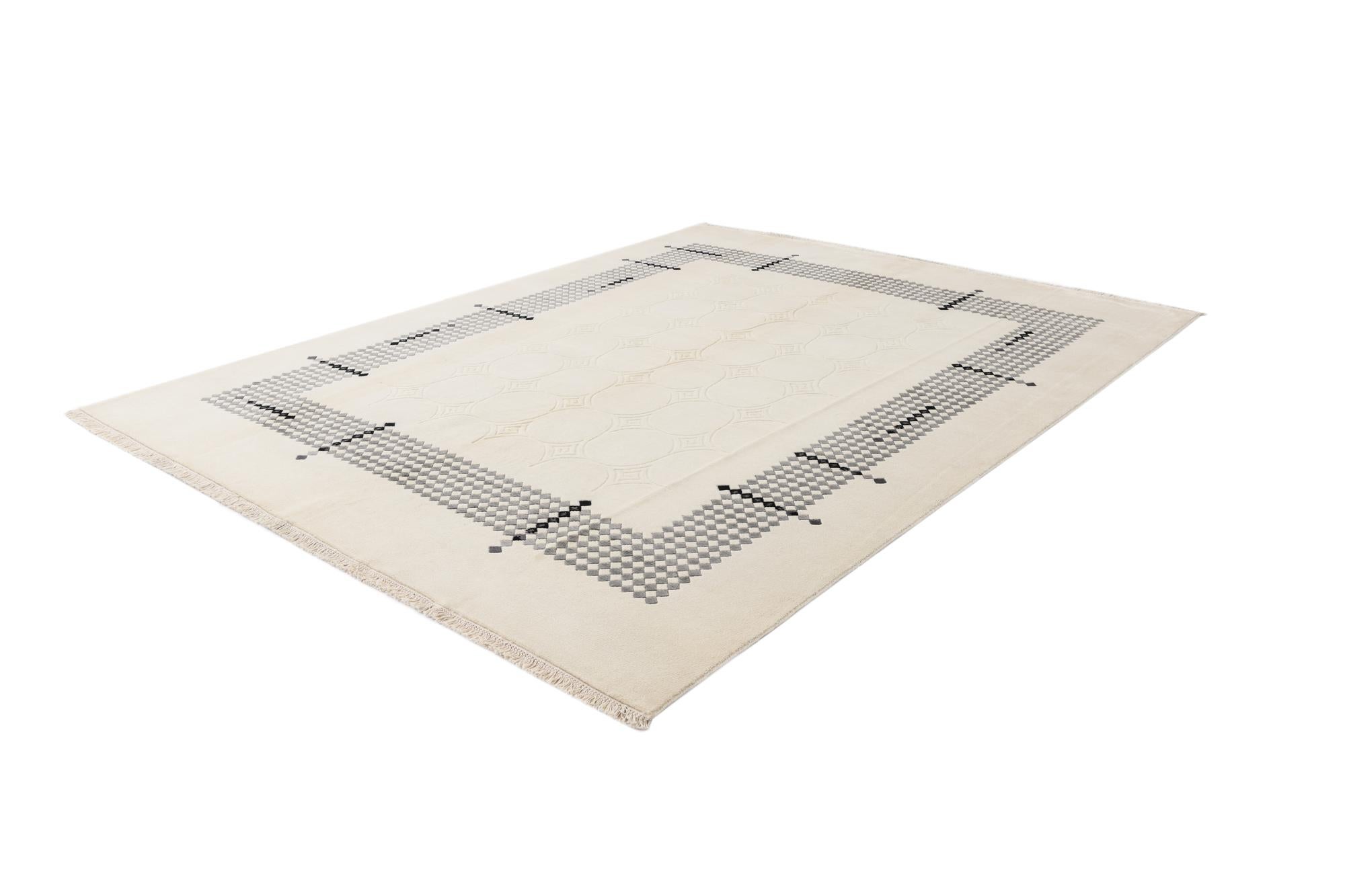 7' 9 x 9' 10 Hand Knotted Darya Wool Rug