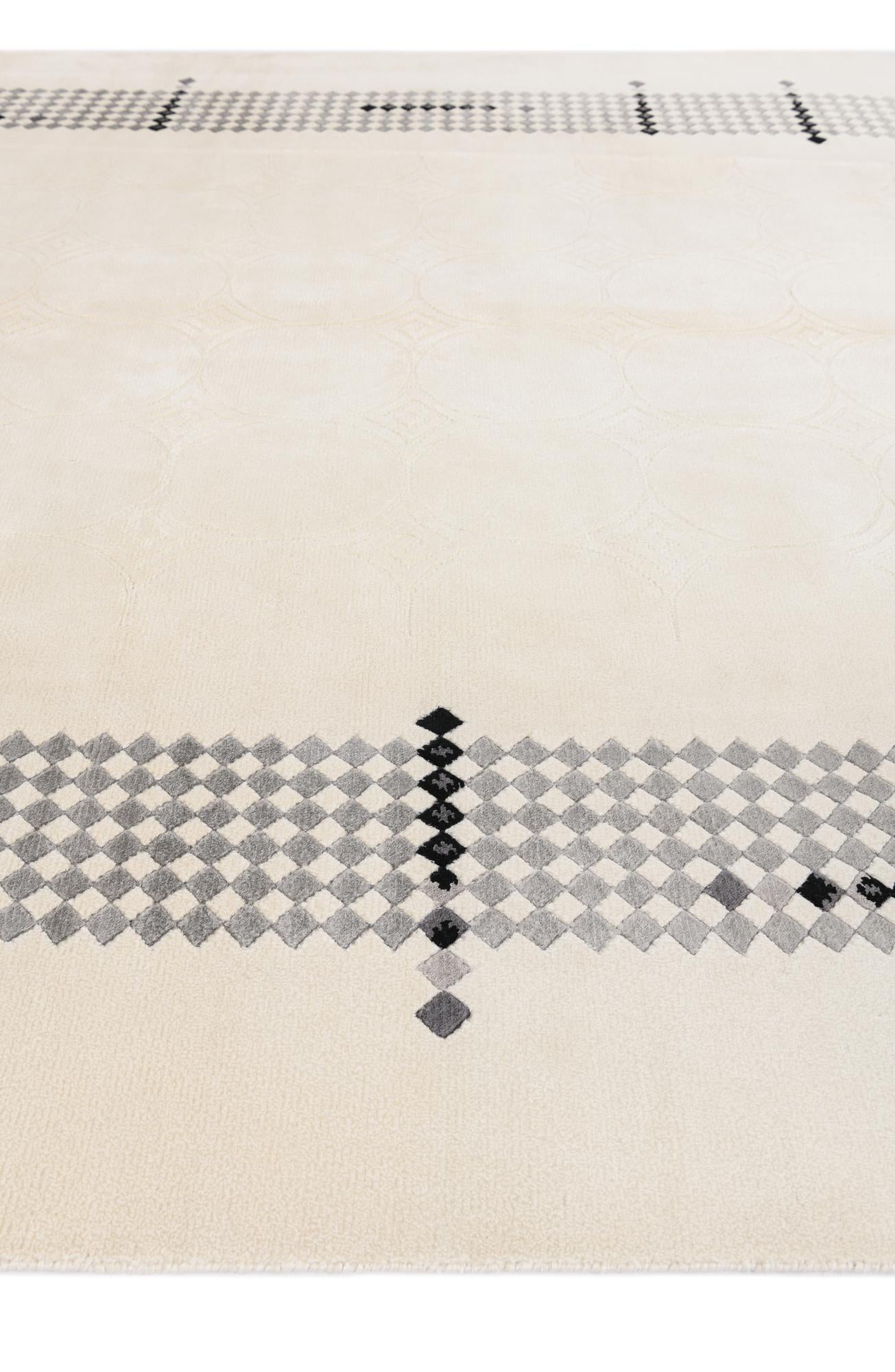 7' 9 x 9' 10 Hand Knotted Darya Wool Rug