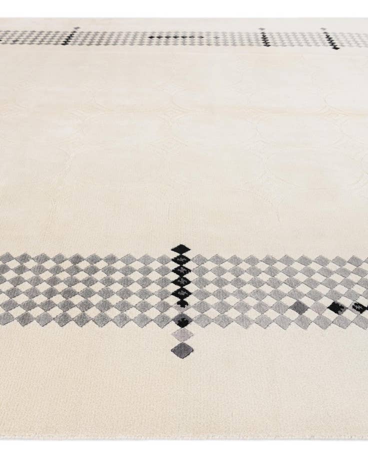 Detail image of 7' 9 x 9' 10  Hand Knotted Darya Wool Rug