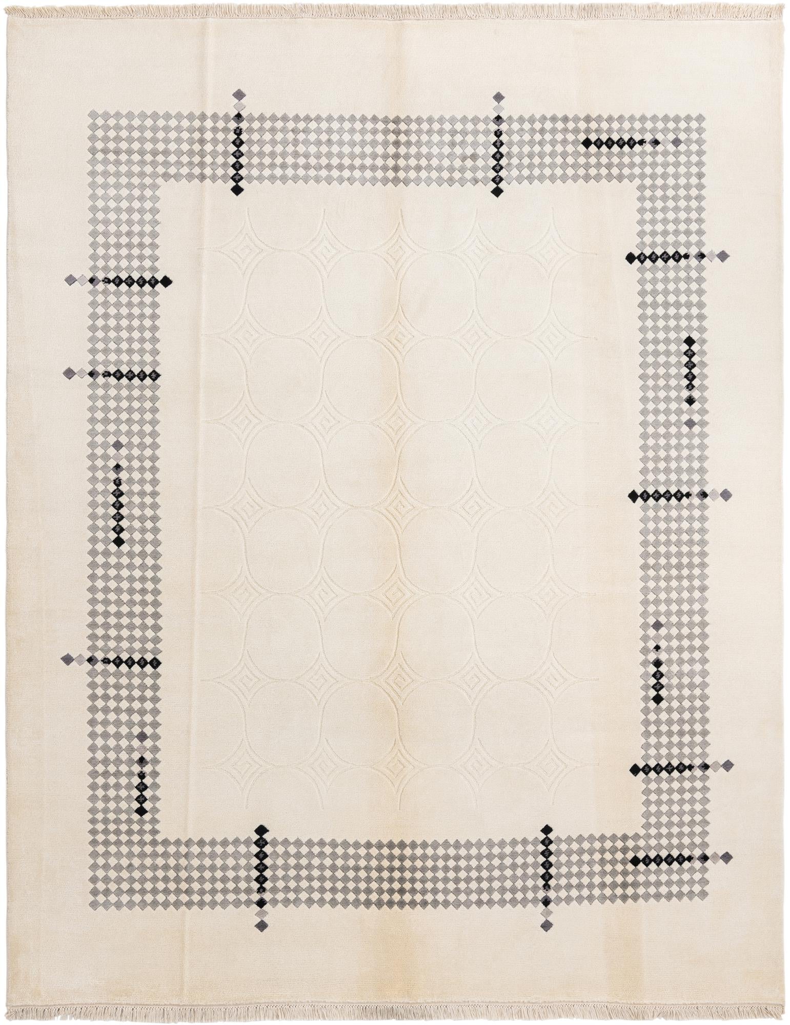 7' 9 x 9' 10 Hand Knotted Darya Wool Rug