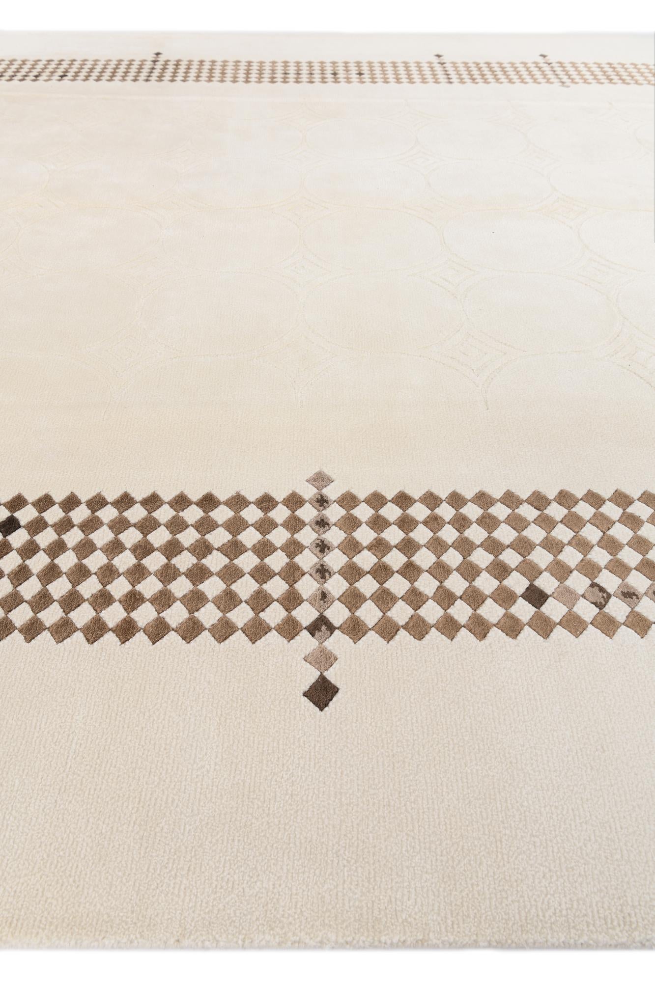 7' 10 x 9' 10 Hand Knotted Darya Wool Rug