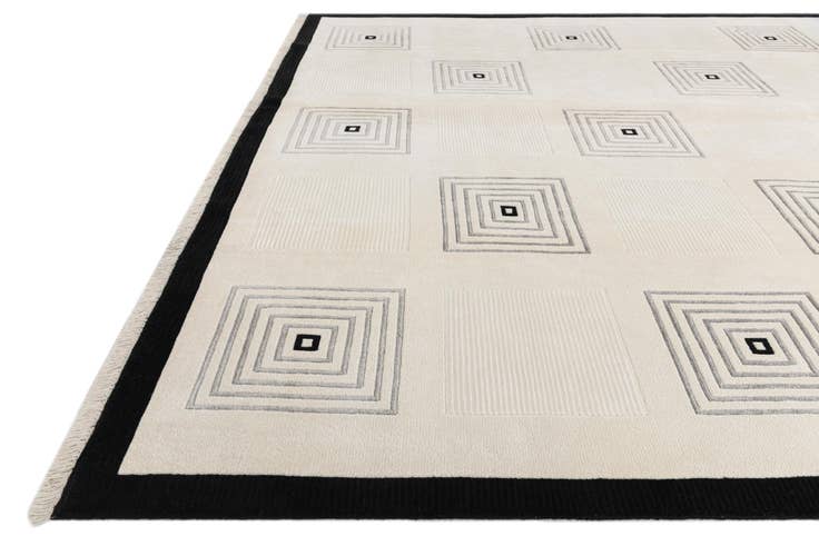 Detail image of 7' 10 x 10' 1 Hand Knotted Darya Wool Rug