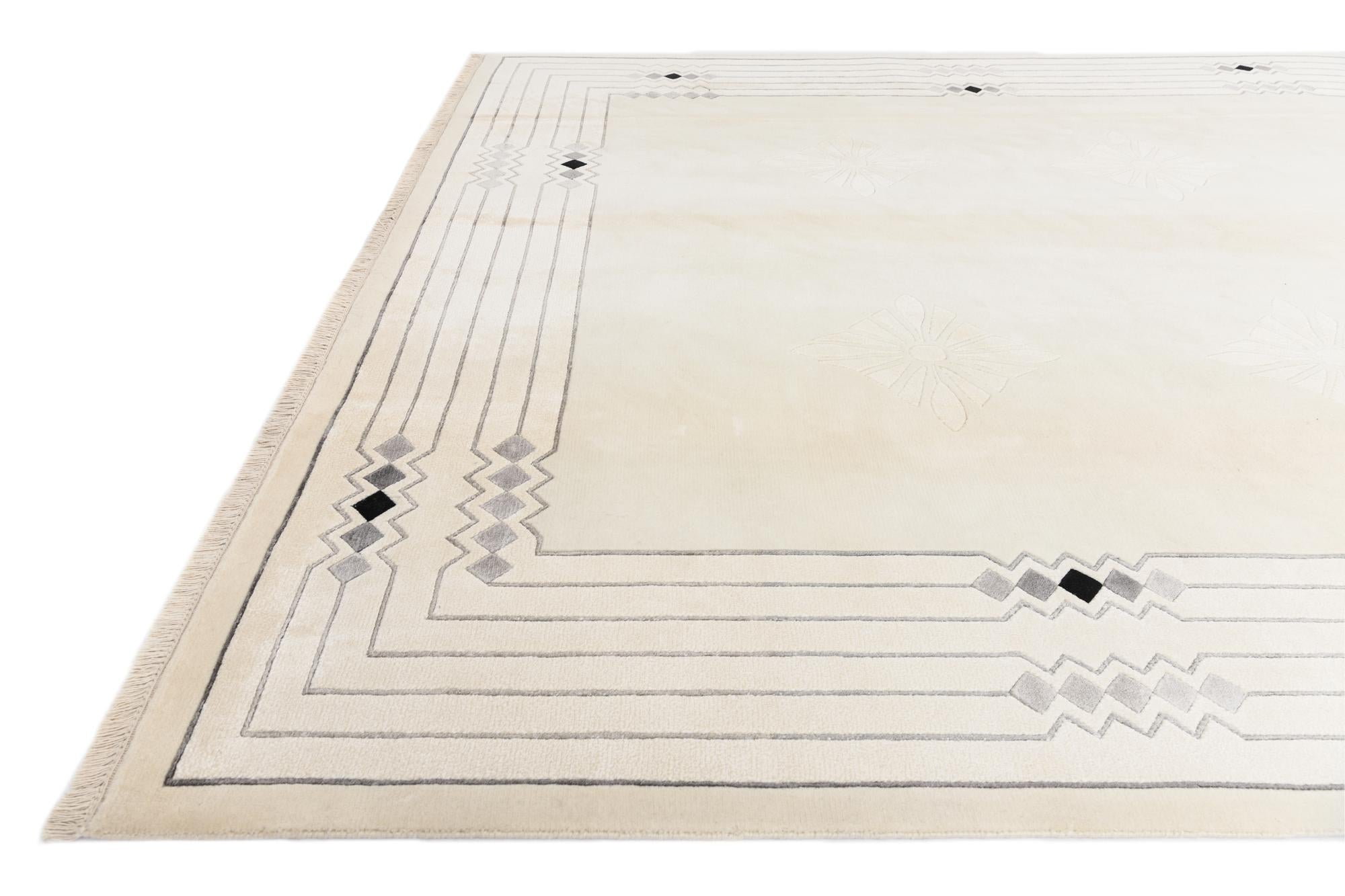 7' 10 x 10' 1 Hand Knotted Darya Wool Rug