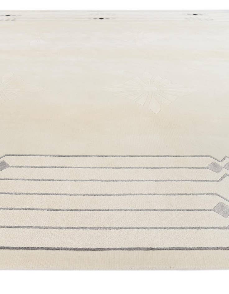 Detail image of 7' 10 x 10' 1  Hand Knotted Darya Wool Rug