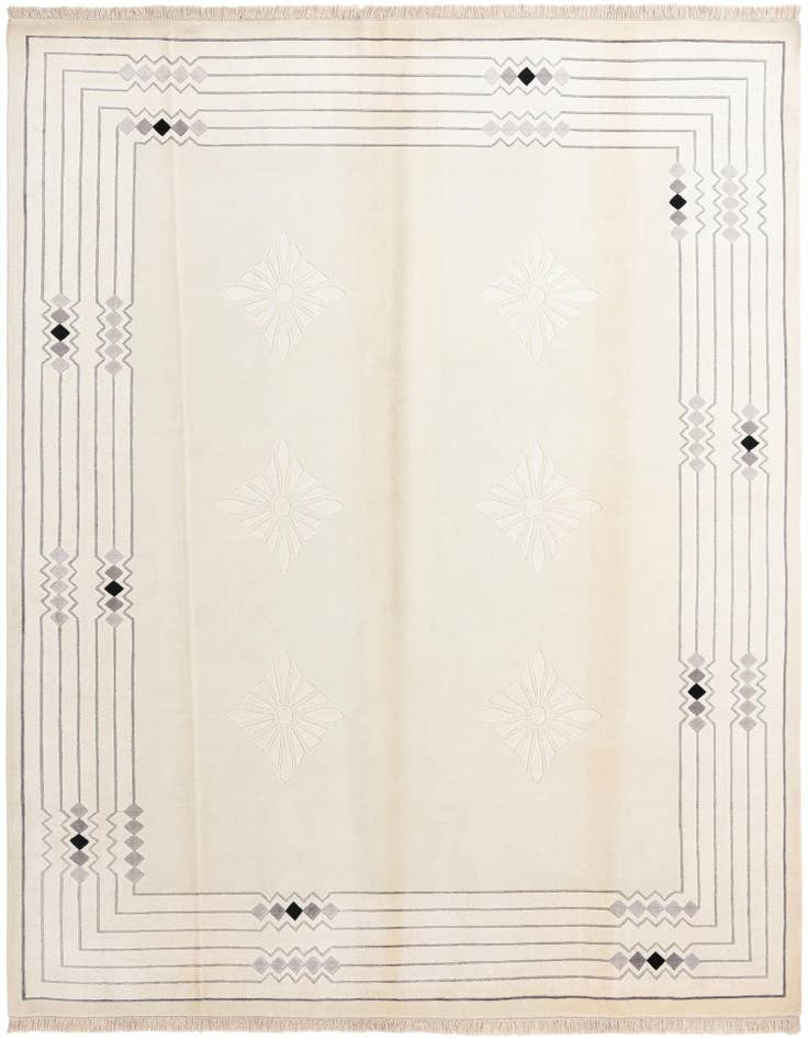Detail image of 7' 10 x 10' 1 Hand Knotted Darya Wool Rug