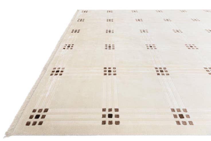 Detail image of 8' 1 x 11' 2 Hand Knotted Darya Wool Rug