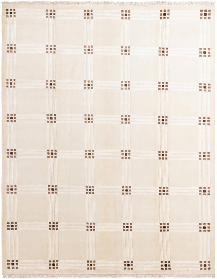 Detail image of 8' 1 x 11' 2 Hand Knotted Darya Wool Rug