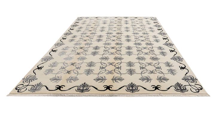 Detail image of 8' 2 x 11' 5 Hand Knotted Darya Wool Rug