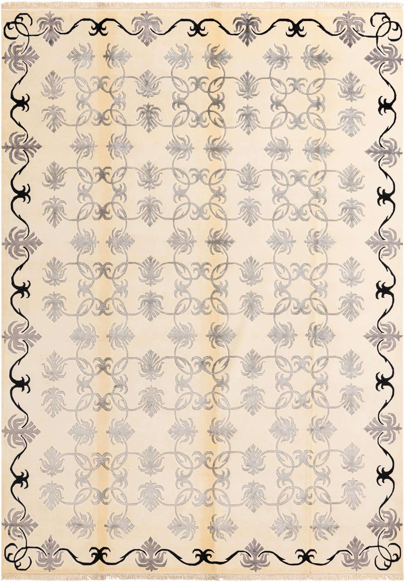 8' 2 x 11' 5 Hand Knotted Darya Wool Rug