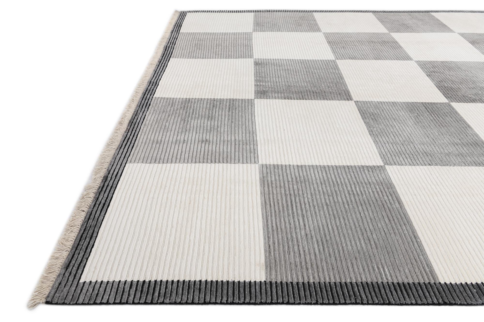 8' 2 x 11' 5 Hand Knotted Darya Wool Rug