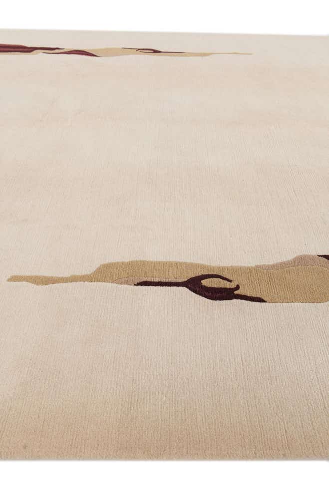 6' 11 x 9' 7 Hand Knotted Darya Wool Rug