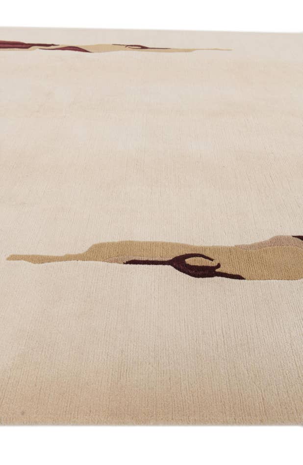 Detail image of 6' 11 x 9' 7 Hand Knotted Darya Wool Rug