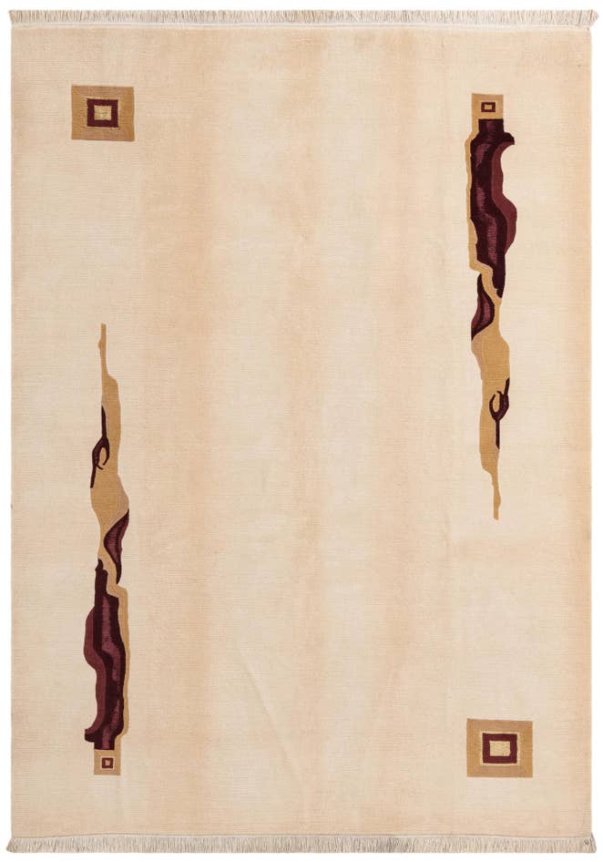 Detail image of 6' 11 x 9' 7 Hand Knotted Darya Wool Rug