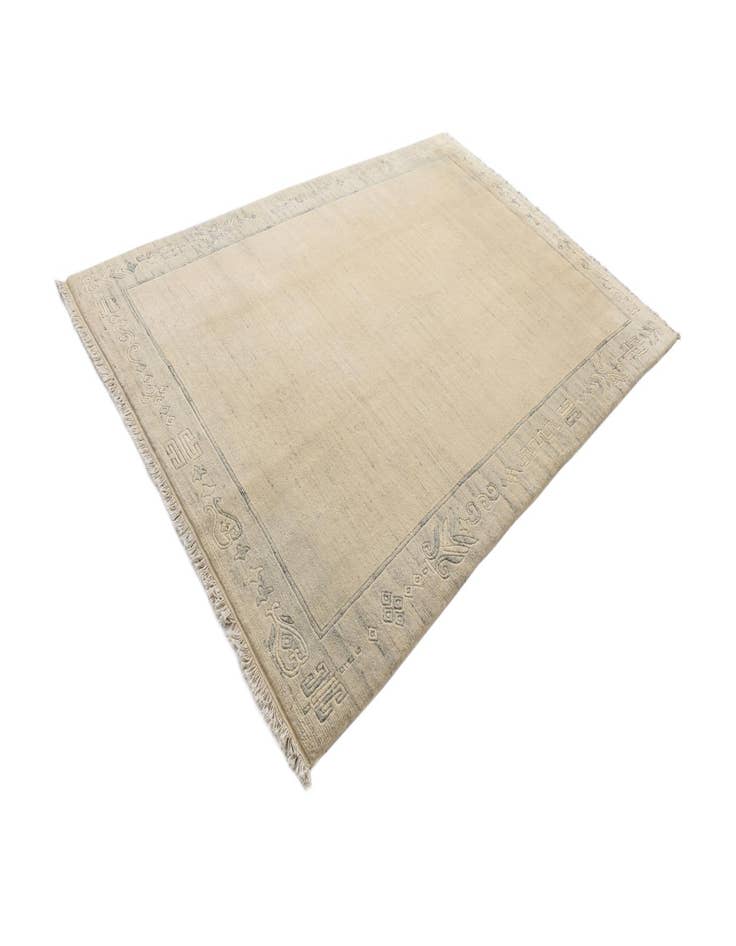 Detail image of 6' 7 x 9' 7  Hand Knotted Darya Wool Rug